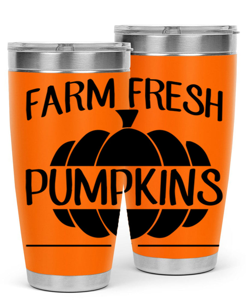 farm fresh pumpkins 173#- fall- Tumbler