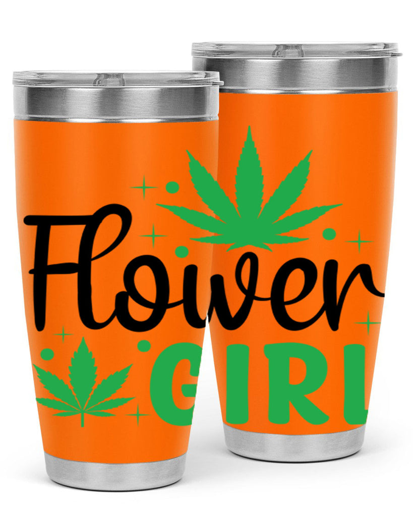 flower girl 83#- marijuana- Tumbler