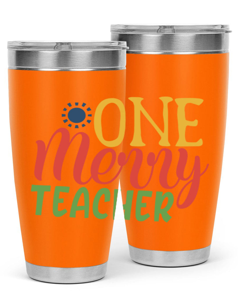 one merry teacher Style 162#- teacher- tumbler