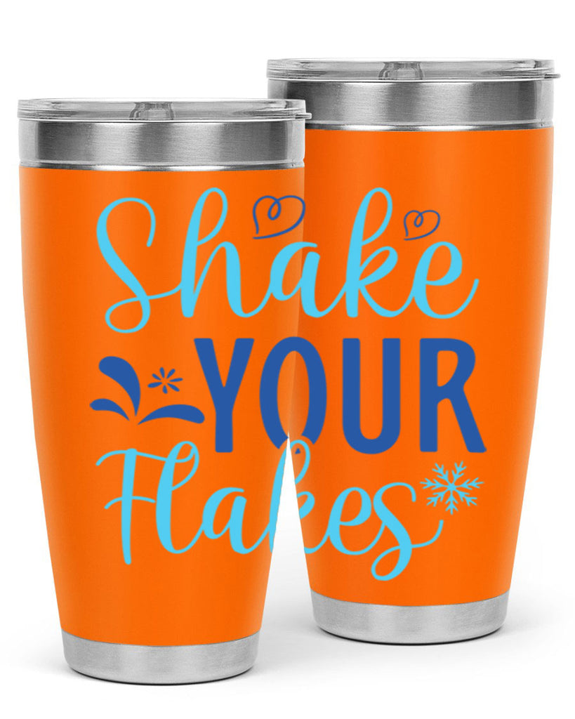 shake your flakes 359#- winter- Tumbler