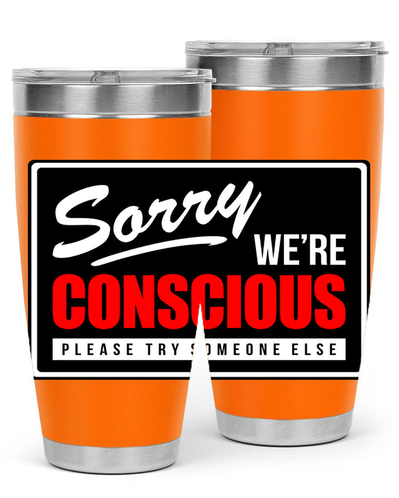 sorry were conscious 28#- black words phrases- Cotton Tank