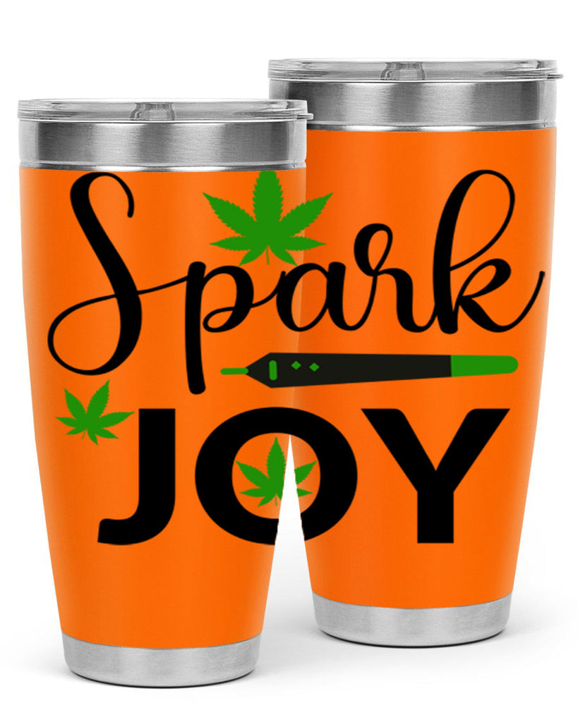 spark joy 250#- marijuana- Tumbler