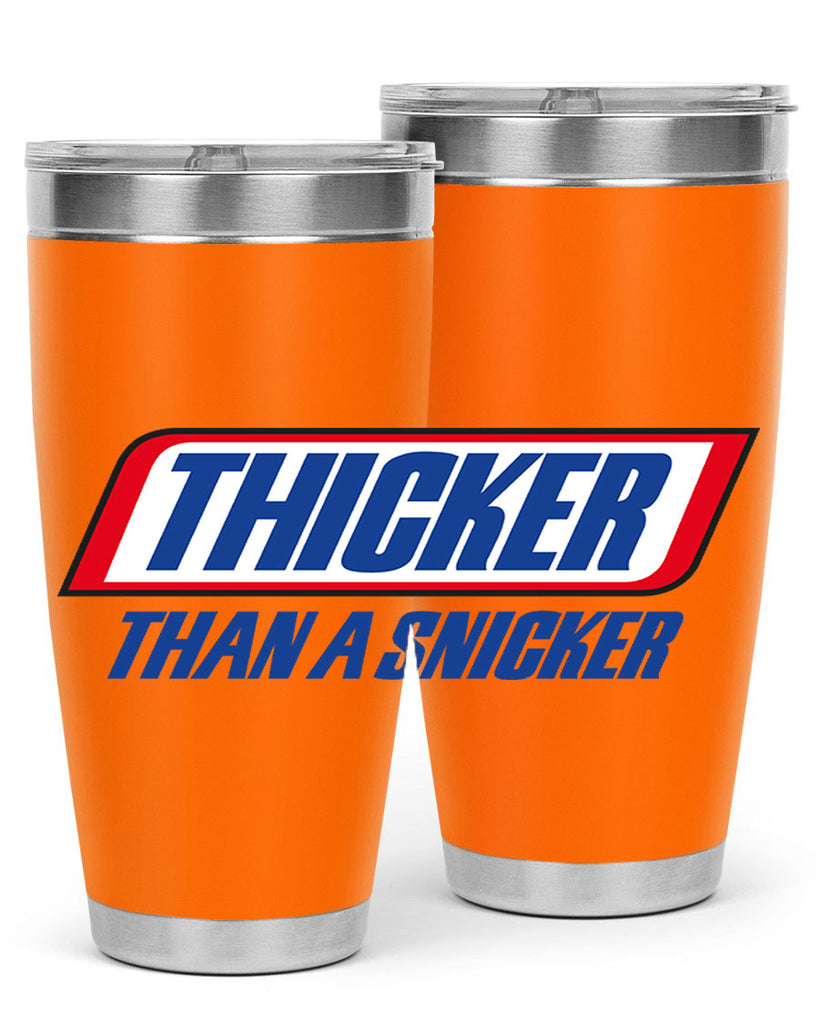 thicker than a snicker 20#- black words phrases- Cotton Tank