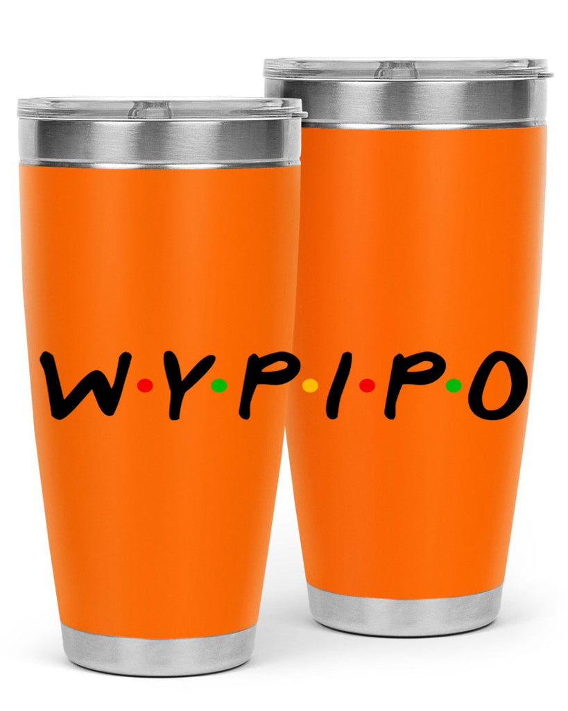 wypipo 7#- black words phrases- Cotton Tank