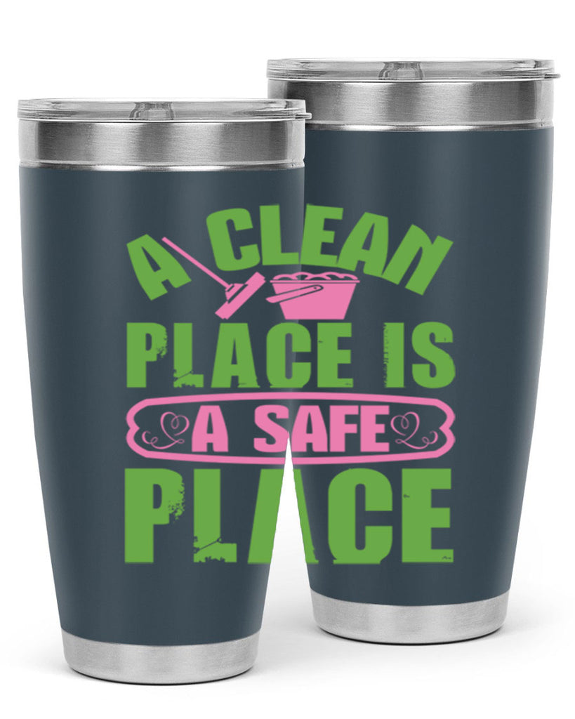 A clean place is a safe place Style 50#- cleaner- Cotton Tank