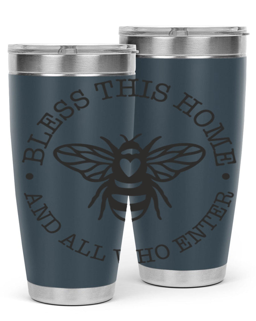 Bless this Home Bee59#- spring- Tumbler