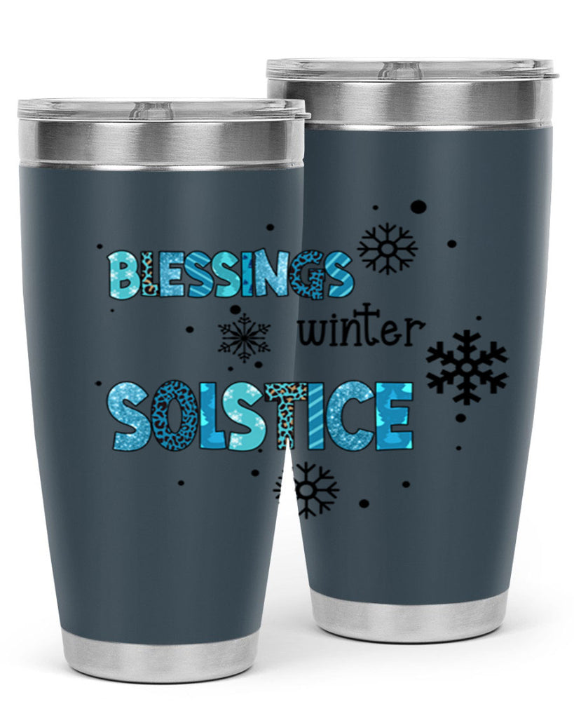 Blessings winter solstice 25#- winter- Tumbler