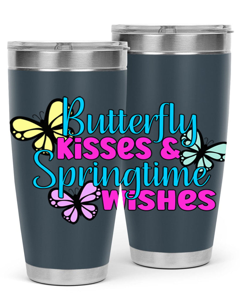 Butterfly kisses & springtime wishes95#- spring- Tumbler