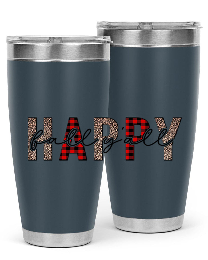 Happy Fall Y all 228#- fall- Tumbler