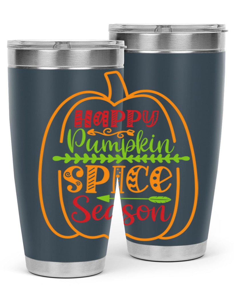Happy Pumpkin Spice Season 243#- fall- Tumbler