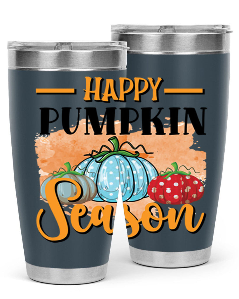 Happy pumpkin season 240#- fall- Tumbler