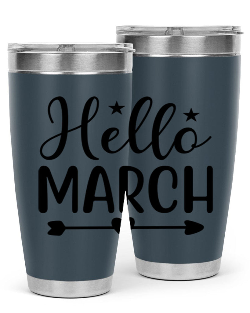 Hello March 184#- spring- Tumbler