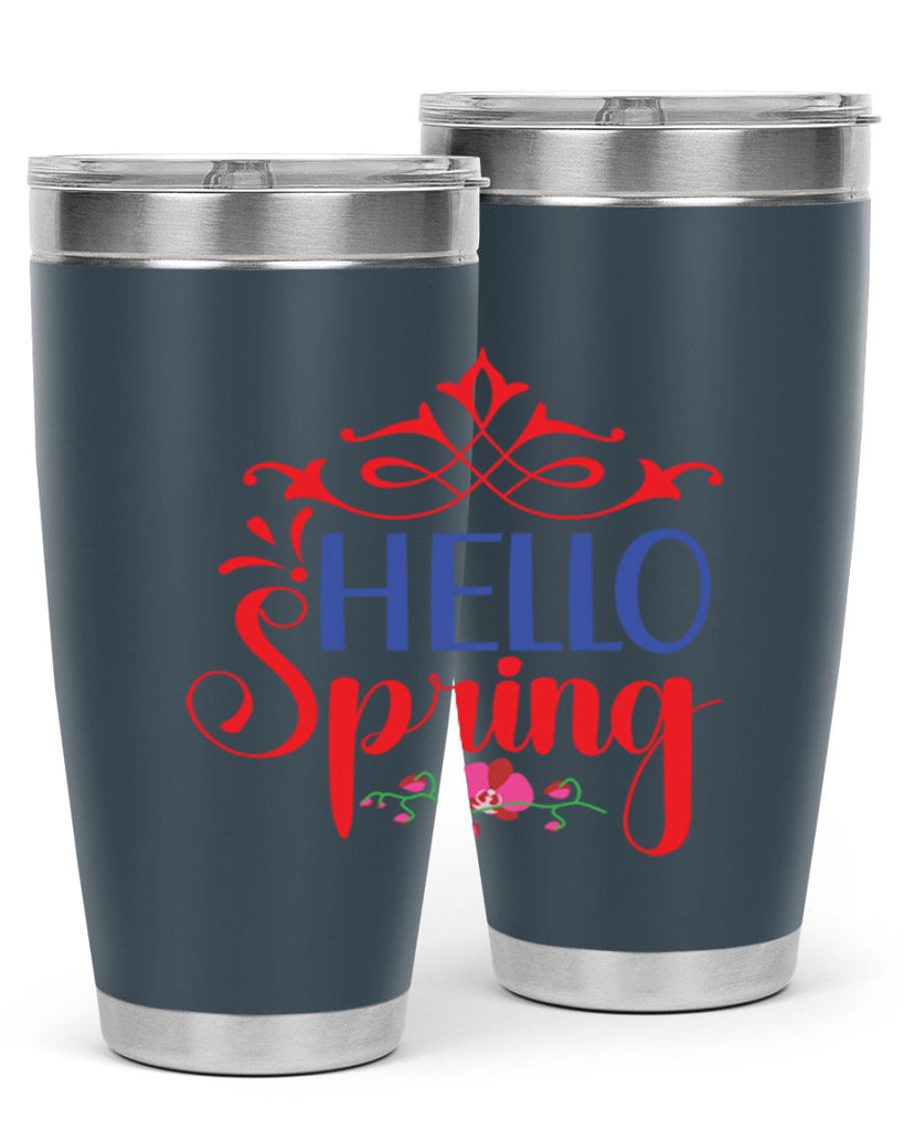 Hello Spring 211#- spring- Tumbler