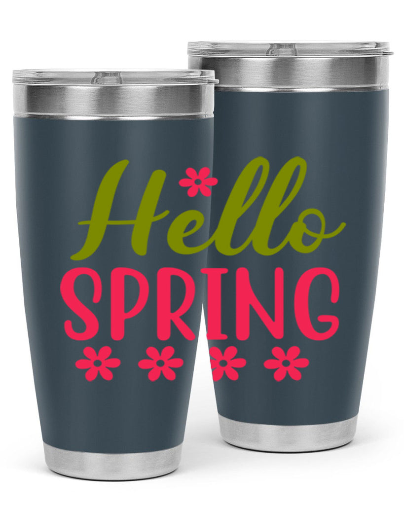 Hello Spring 213#- spring- Tumbler