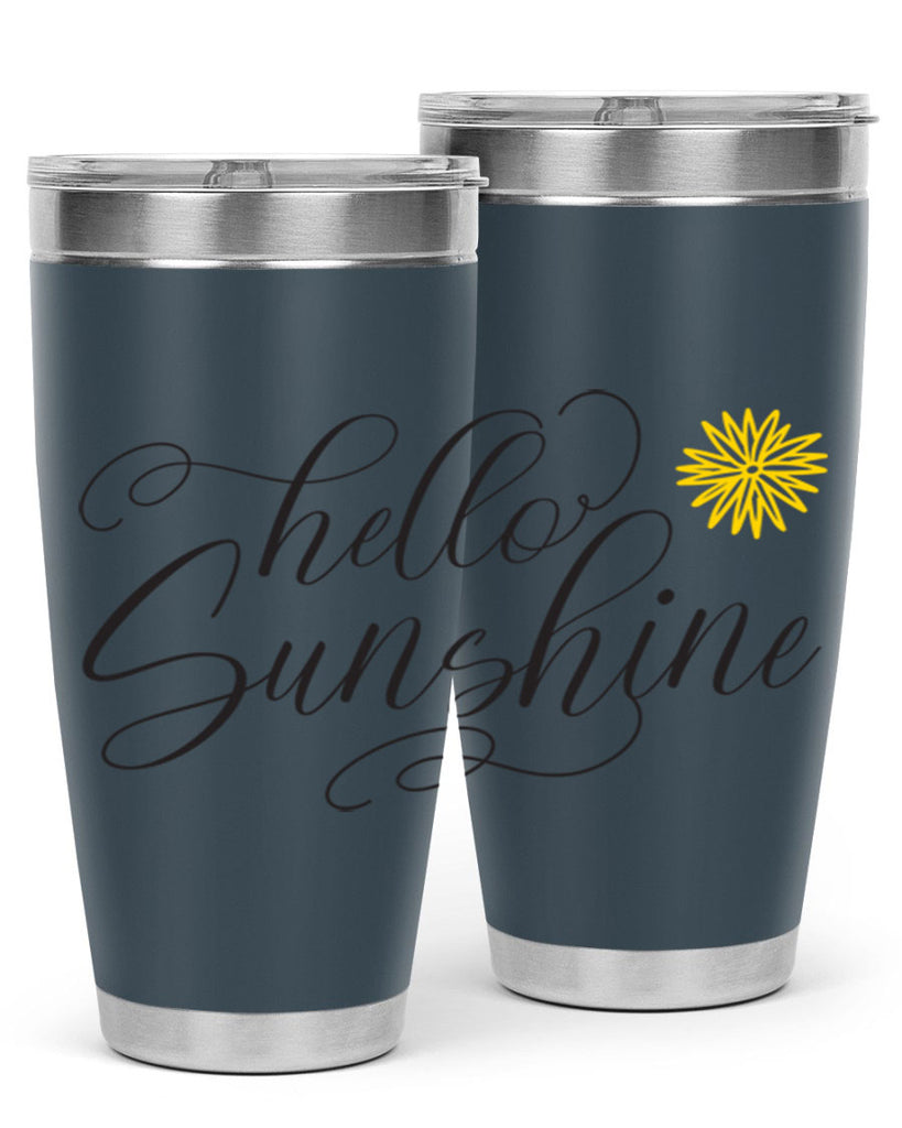 Hello Spring Lettering201#- spring- Tumbler