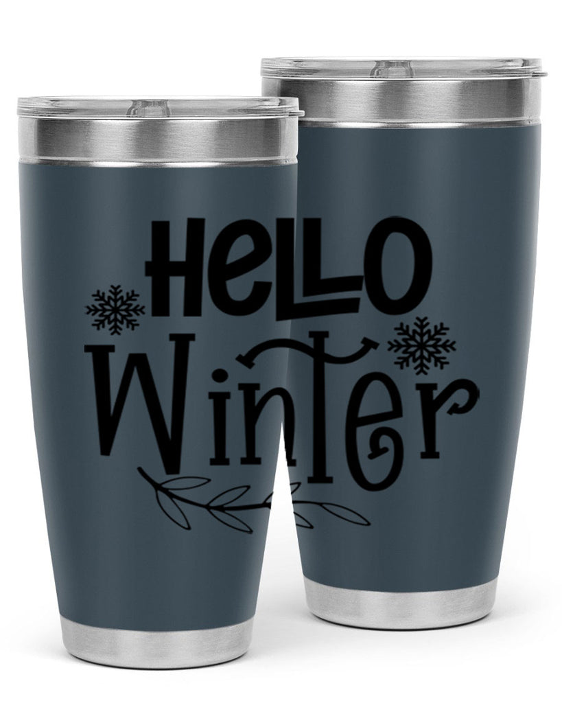 Hello Winter 168#- winter- Tumbler