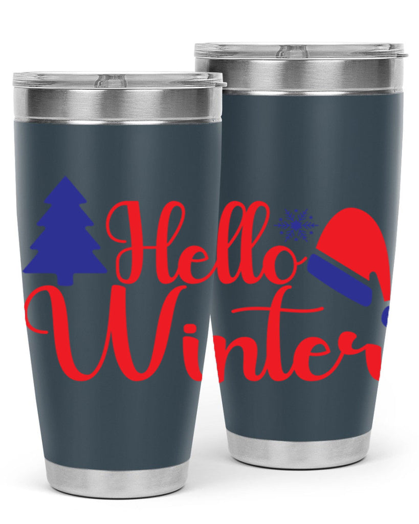 Hello Winter 179#- winter- Tumbler
