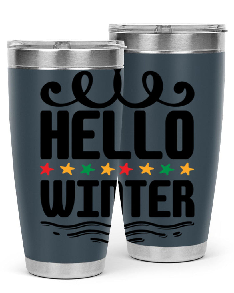 Hello Winter 185#- winter- Tumbler