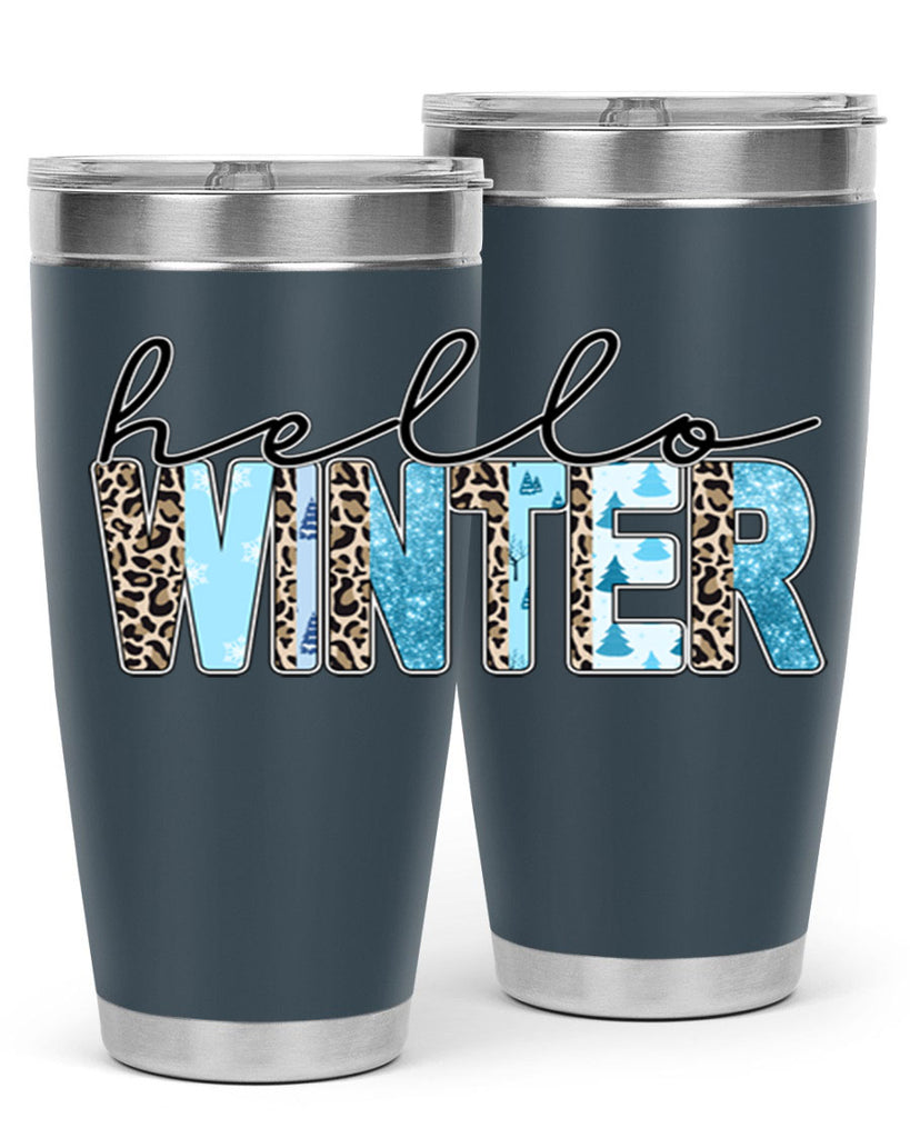 Hello Winter 189#- winter- Tumbler