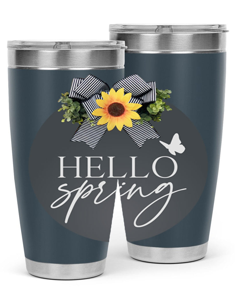 Hello spring butterfly Mockup194#- spring- Tumbler