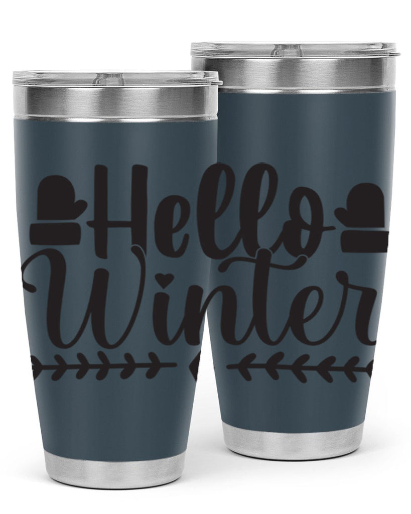 Hello winter 184#- winter- Tumbler