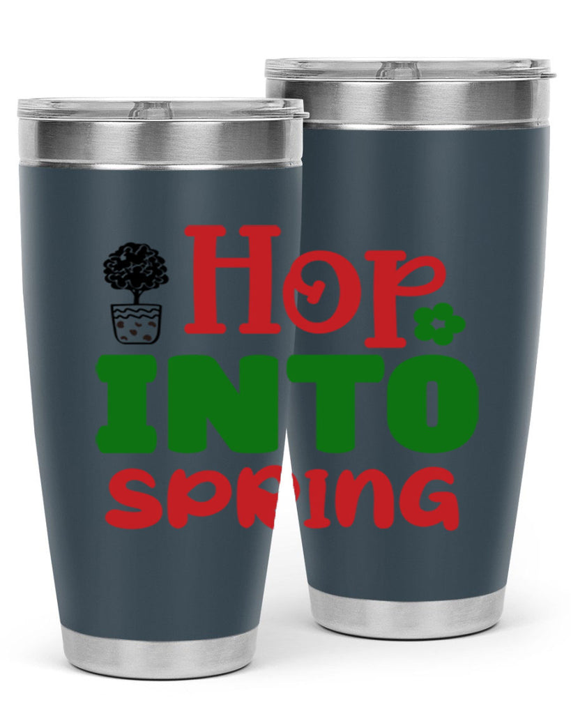 Hop into Spring 251#- spring- Tumbler