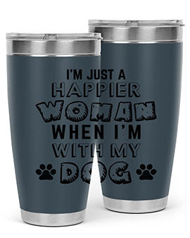 Im Just A Style 39#- dog- Tumbler
