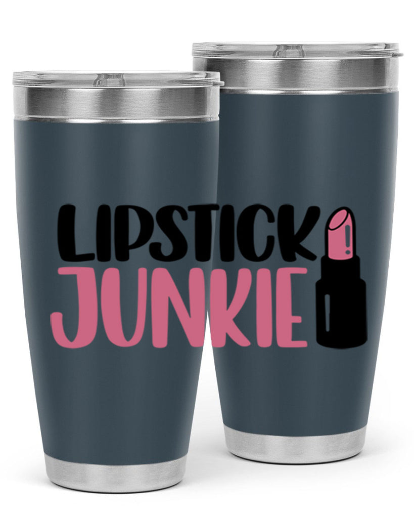 Lipstick Junkie Style 56#- make up- Tumbler