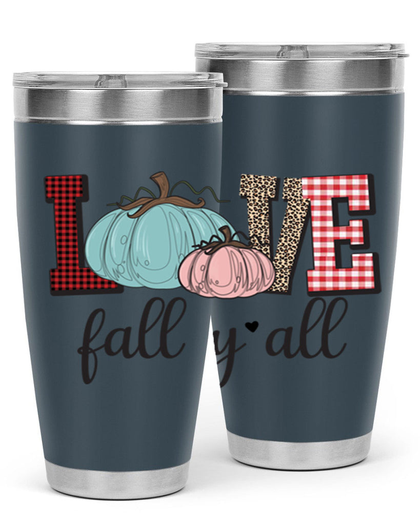 Love Fall Yall 409#- fall- Tumbler
