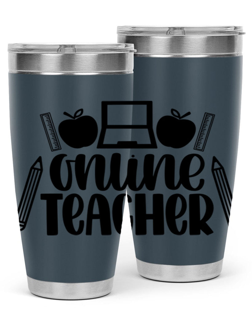 Online Teacher Style 61#- teacher- tumbler