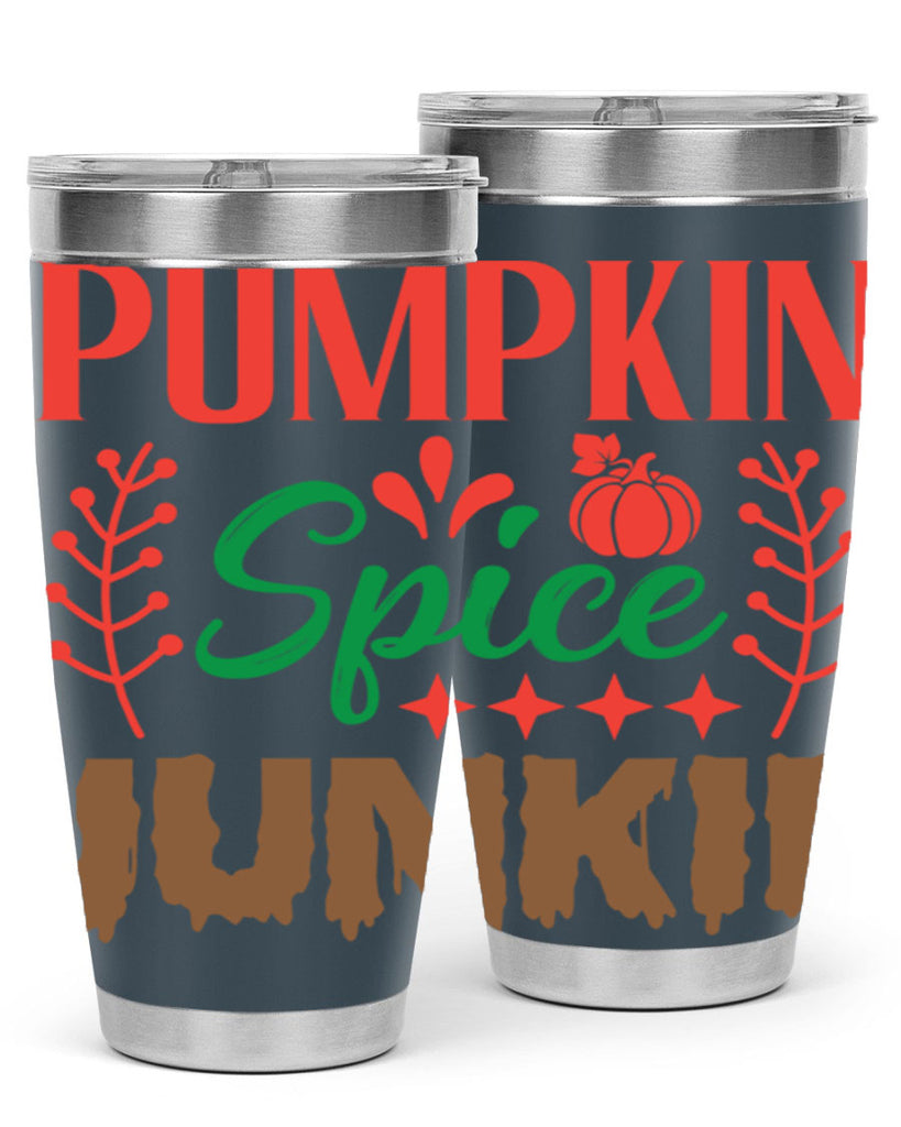 Pumpkin Spice Junkie 547#- fall- Tumbler