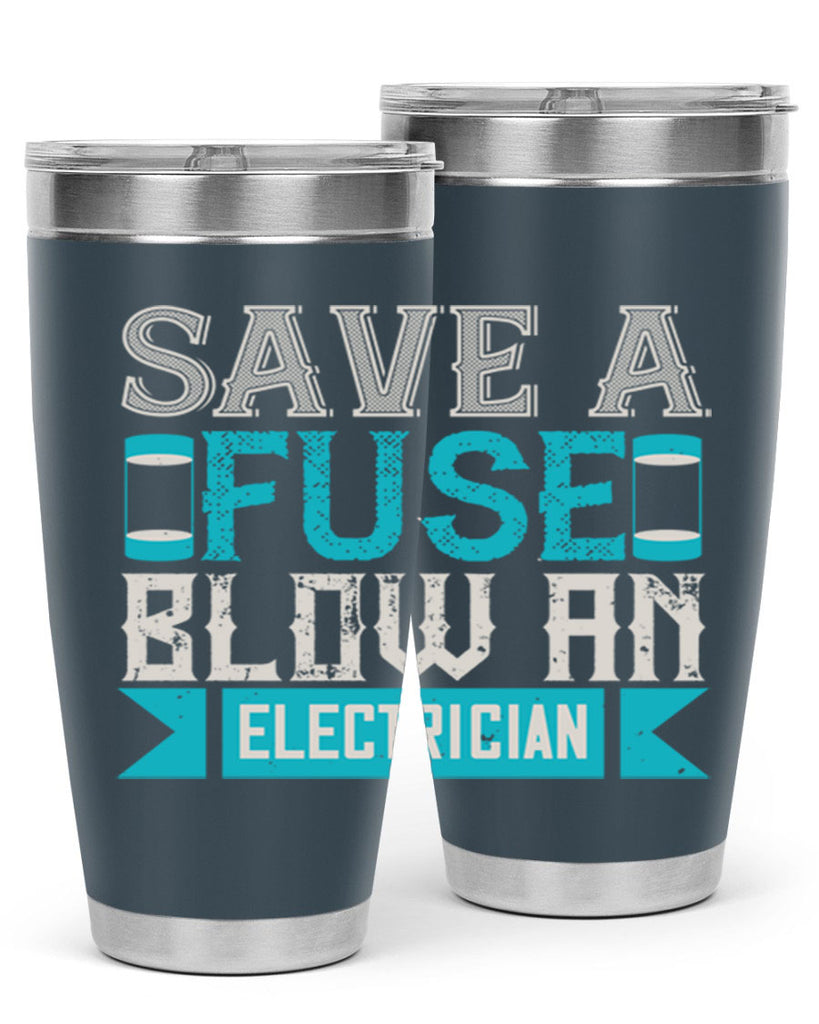 Save a fuse below an electrician Style 14#- electrician- tumbler