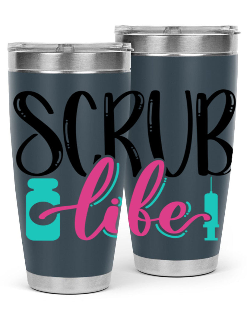 Scrub Life Style Style 46#- nurse- tumbler