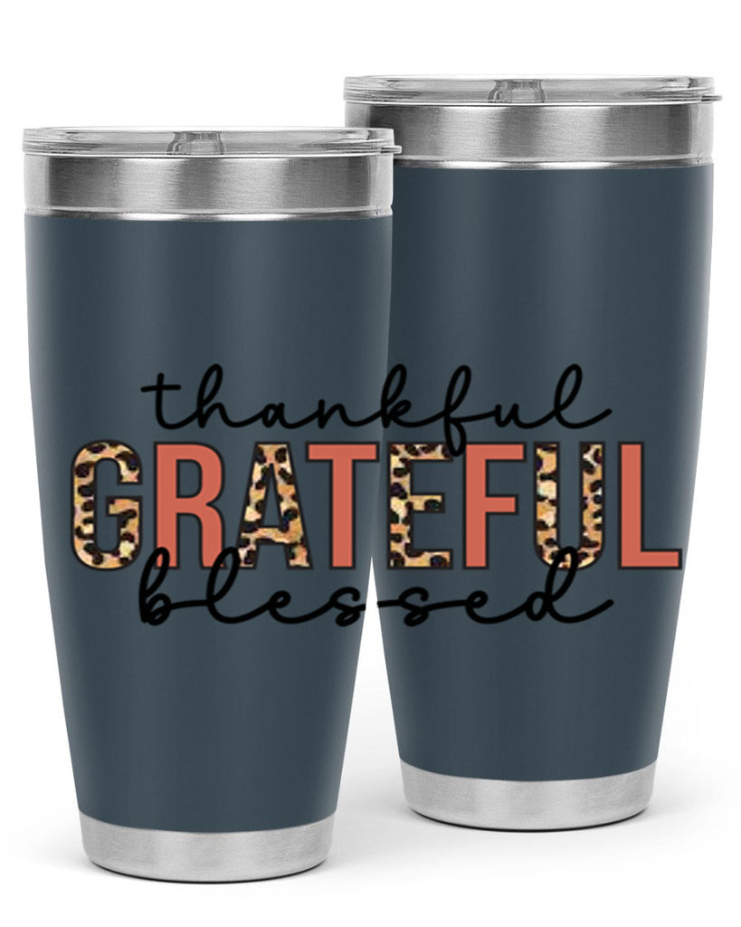Thankful grateful blessed 602#- fall- Tumbler