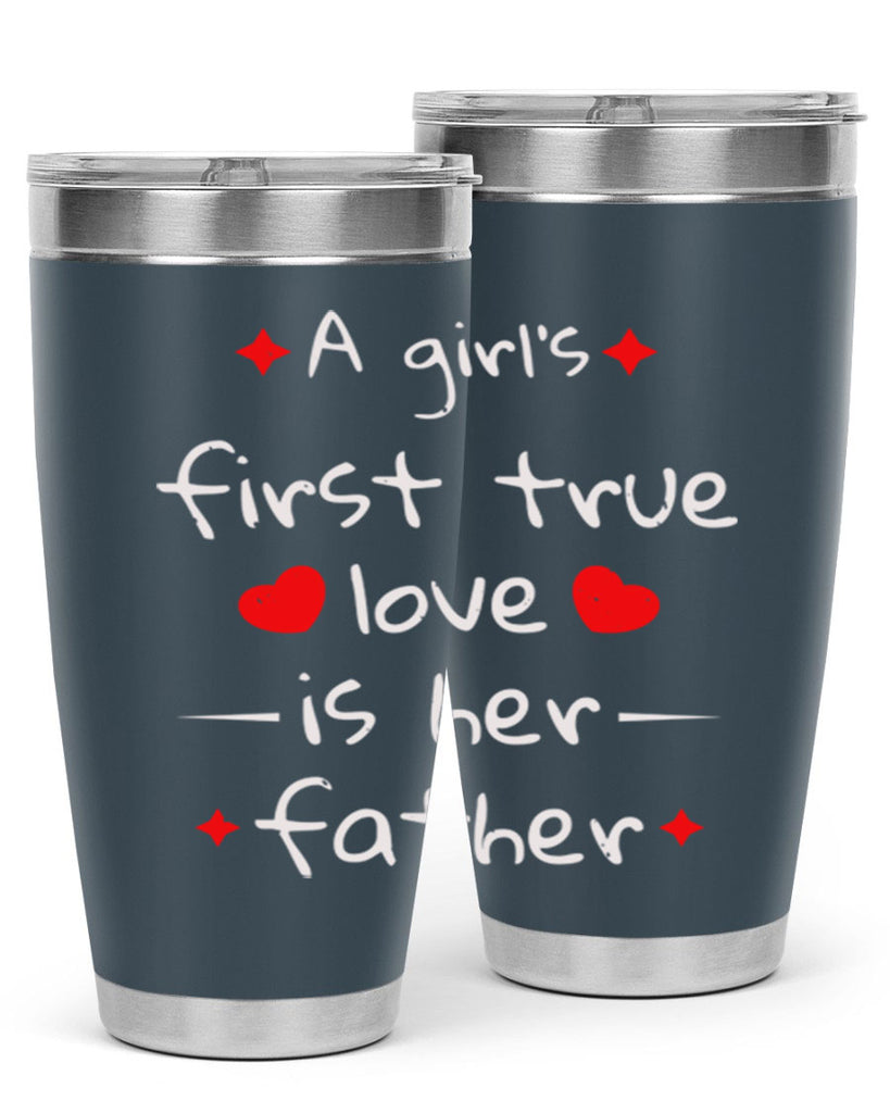 a girl’s first true 116#- fathers day- Tumbler