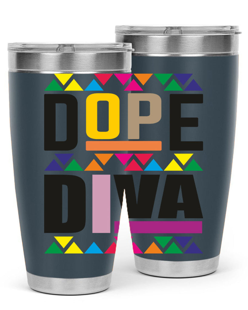 dope diva- black words phrases- Cotton Tank