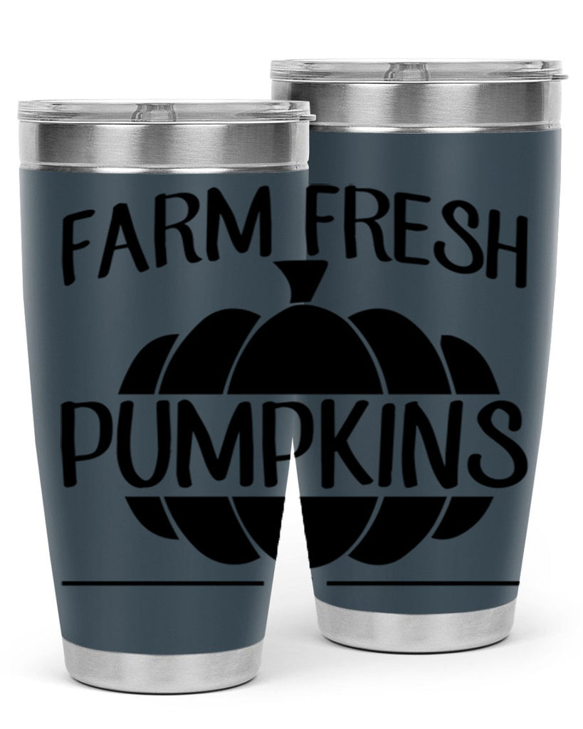 farm fresh pumpkins 173#- fall- Tumbler