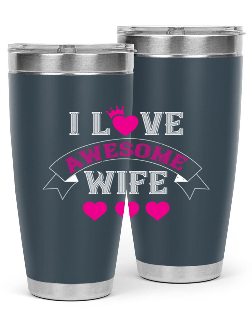 i love awesome wife 57#- valentines day- Tumbler