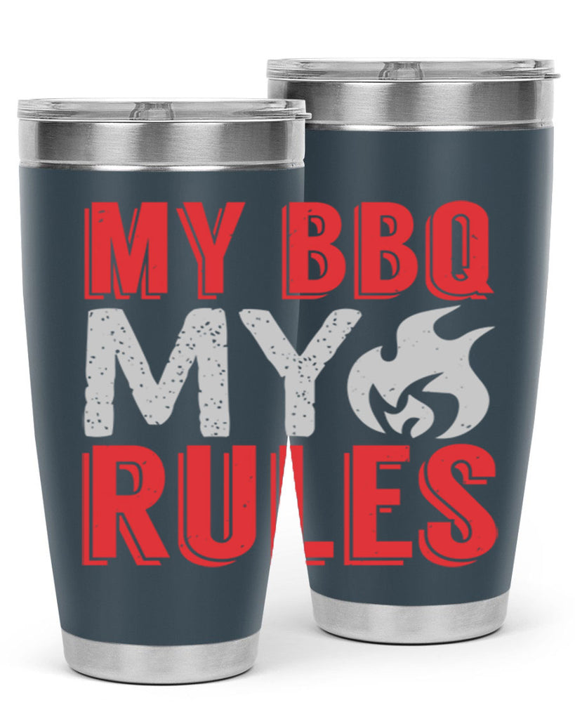 my bbq my rule 22#- bbq- Tumbler
