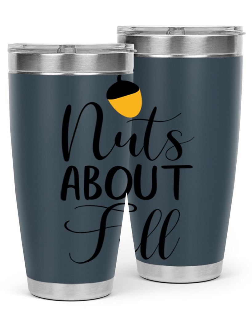 nuts about fall 445#- fall- Tumbler