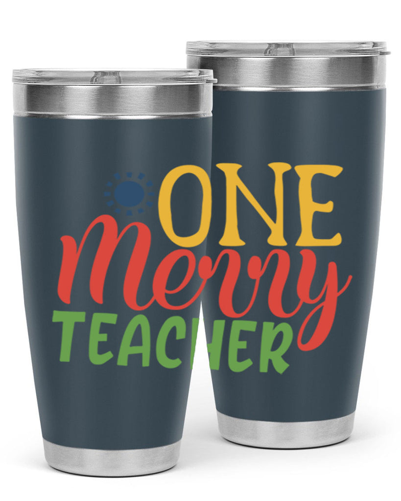 one merry teacher Style 162#- teacher- tumbler