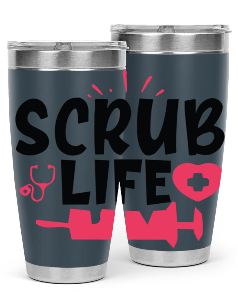 scrub life Style 352#- nurse- tumbler