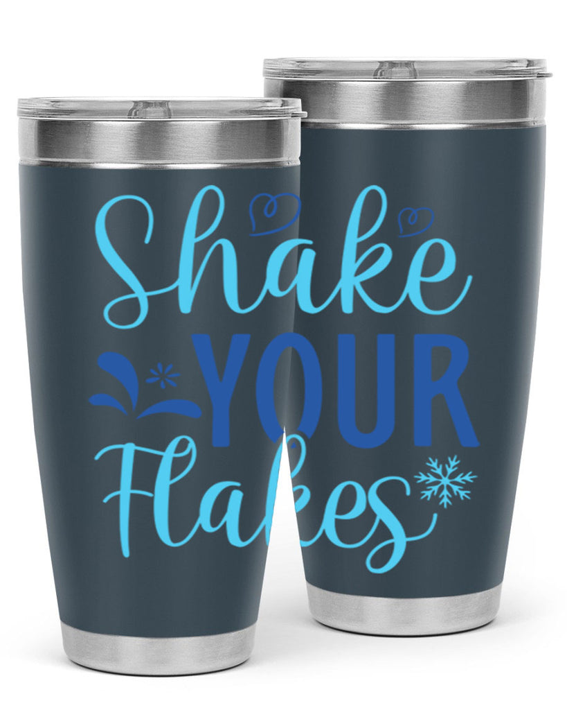 shake your flakes 359#- winter- Tumbler