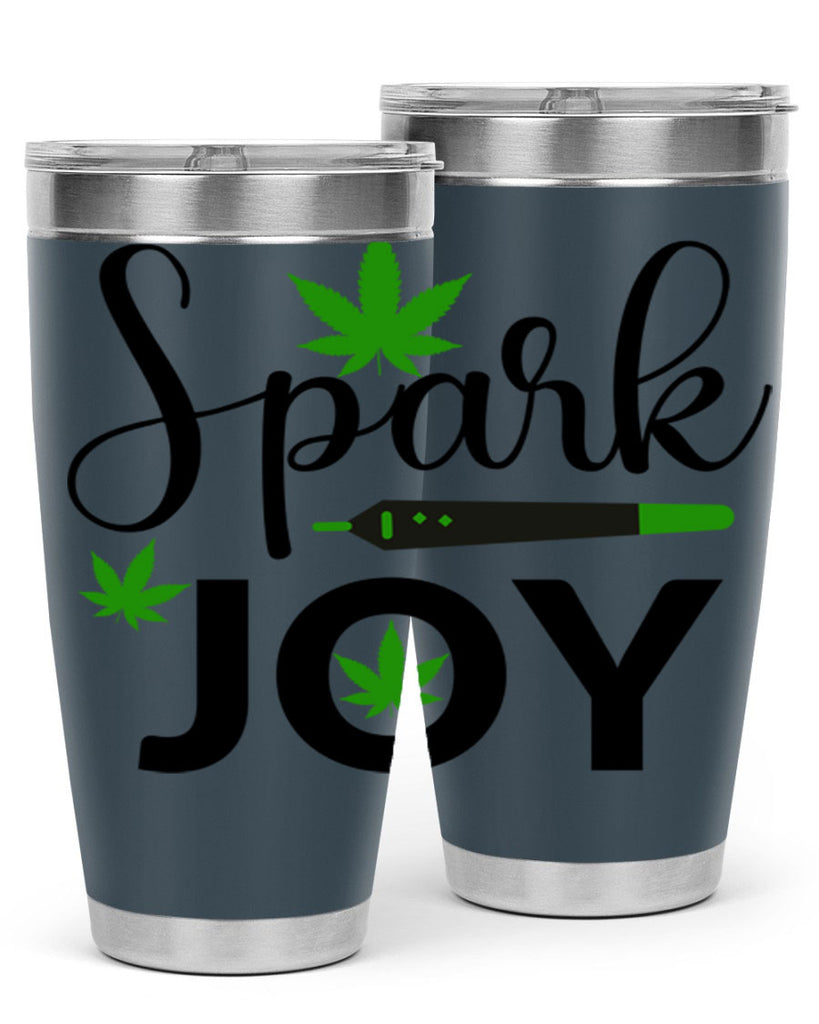 spark joy 250#- marijuana- Tumbler