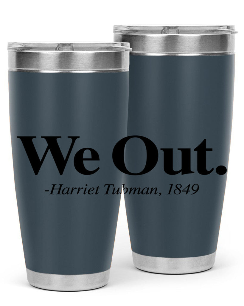 we out harriet tubman 12#- black words phrases- Cotton Tank