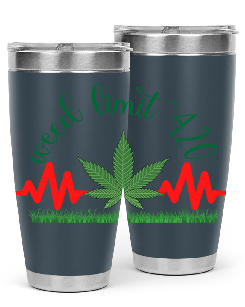 weed limit 420 cannabis hearbeat 291#- marijuana- Tumbler