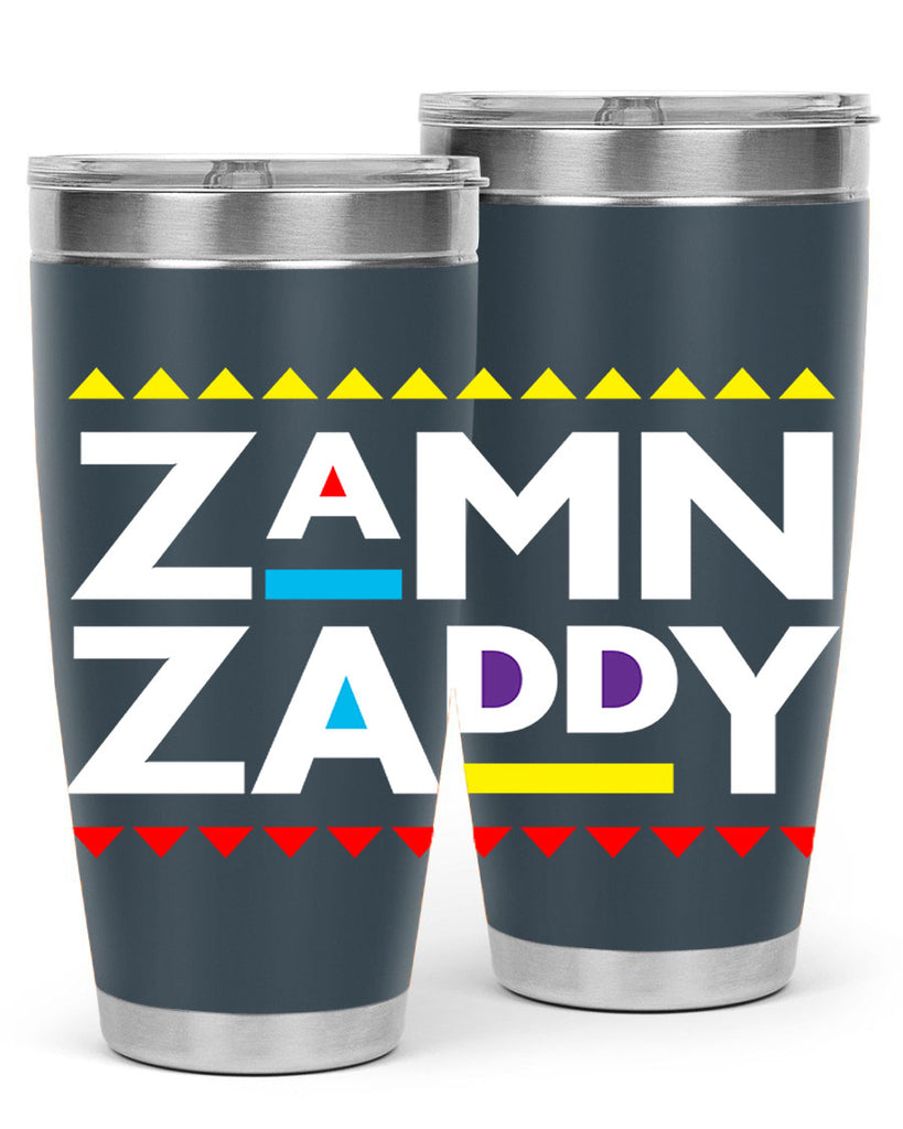 zamn zaddy 1#- black words phrases- Cotton Tank