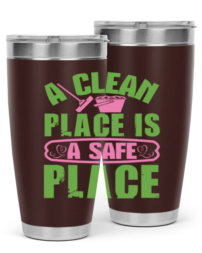A clean place is a safe place Style 50#- cleaner- Cotton Tank