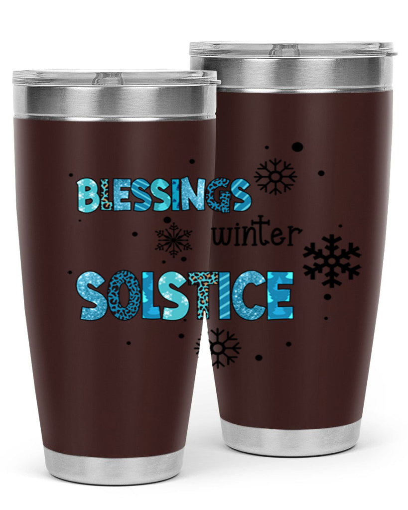 Blessings winter solstice 25#- winter- Tumbler