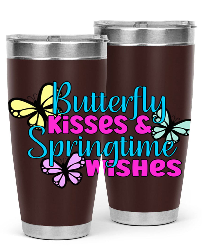 Butterfly kisses & springtime wishes95#- spring- Tumbler